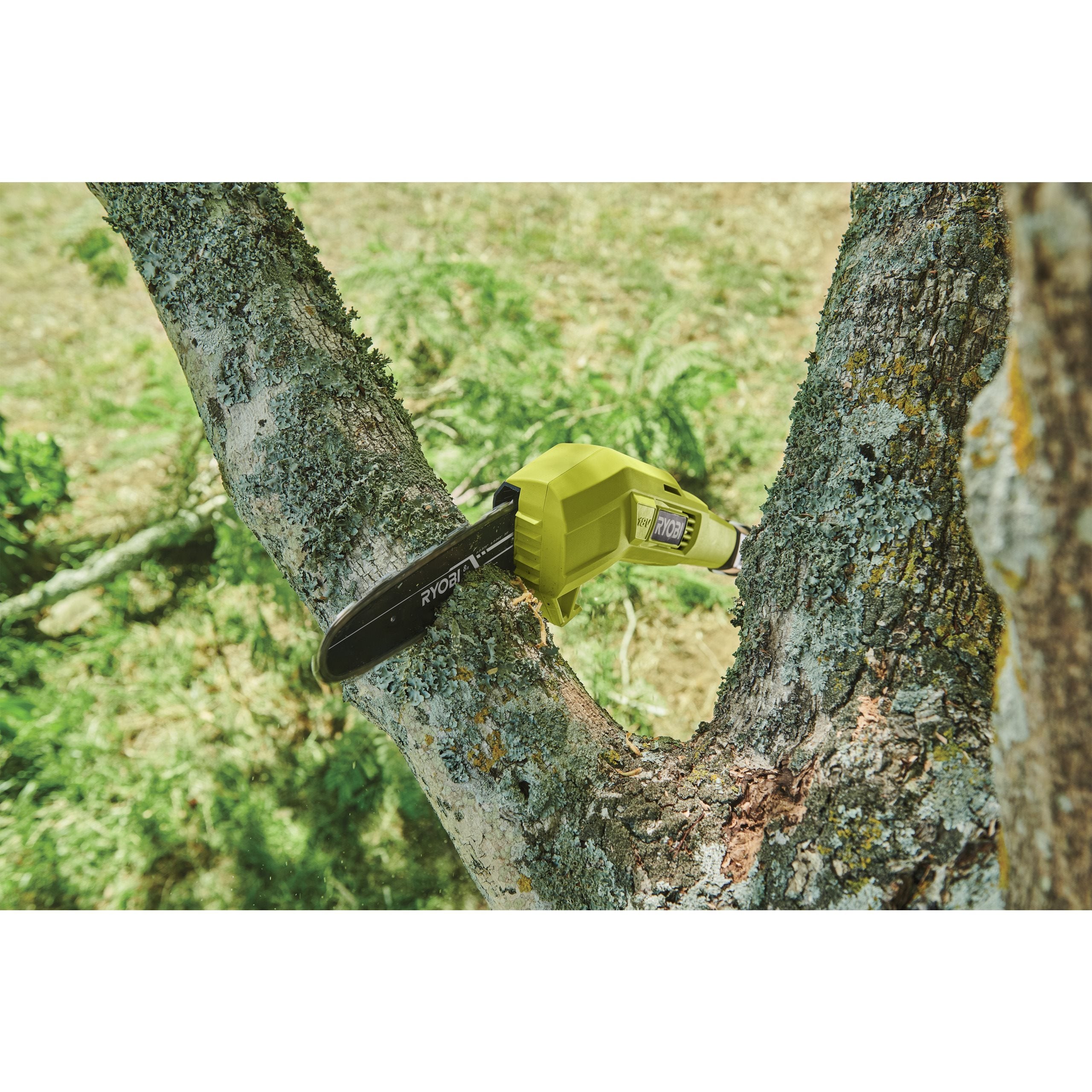 ONE+™ 18V 20 cm Telescopische Accu Snoeikettingzaag & 45 cm Heggenschaar Combokit (incl. 1x 2,0 Ah accu & lader)