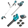 DLXRT04 MAKITA 3 x 18V LXT garden tools (DUR368AZ + DUH523Z + DUB184Z + 4 x 5Ah + DC18RC)