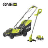 ONE+™ 18V Cordless 13" Lawnmower & 10" Grass Trimmer Kit (includes 1x 4.0 Ah battery & charger)
